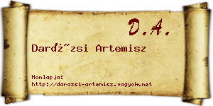 Darázsi Artemisz névjegykártya